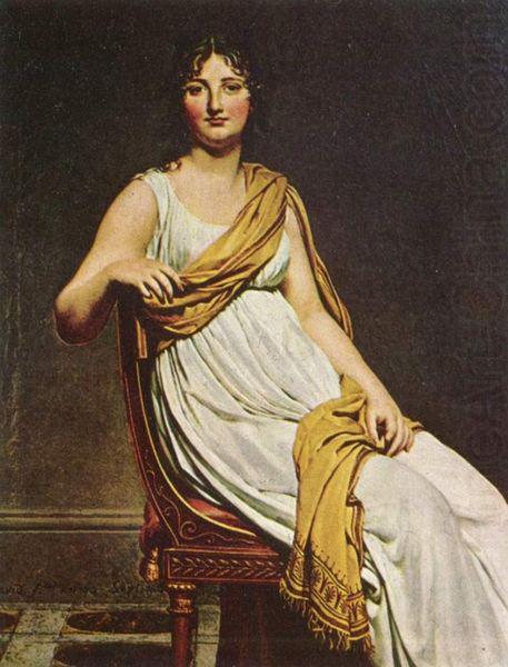 Portrait of Madame de Verninac, Jacques-Louis David